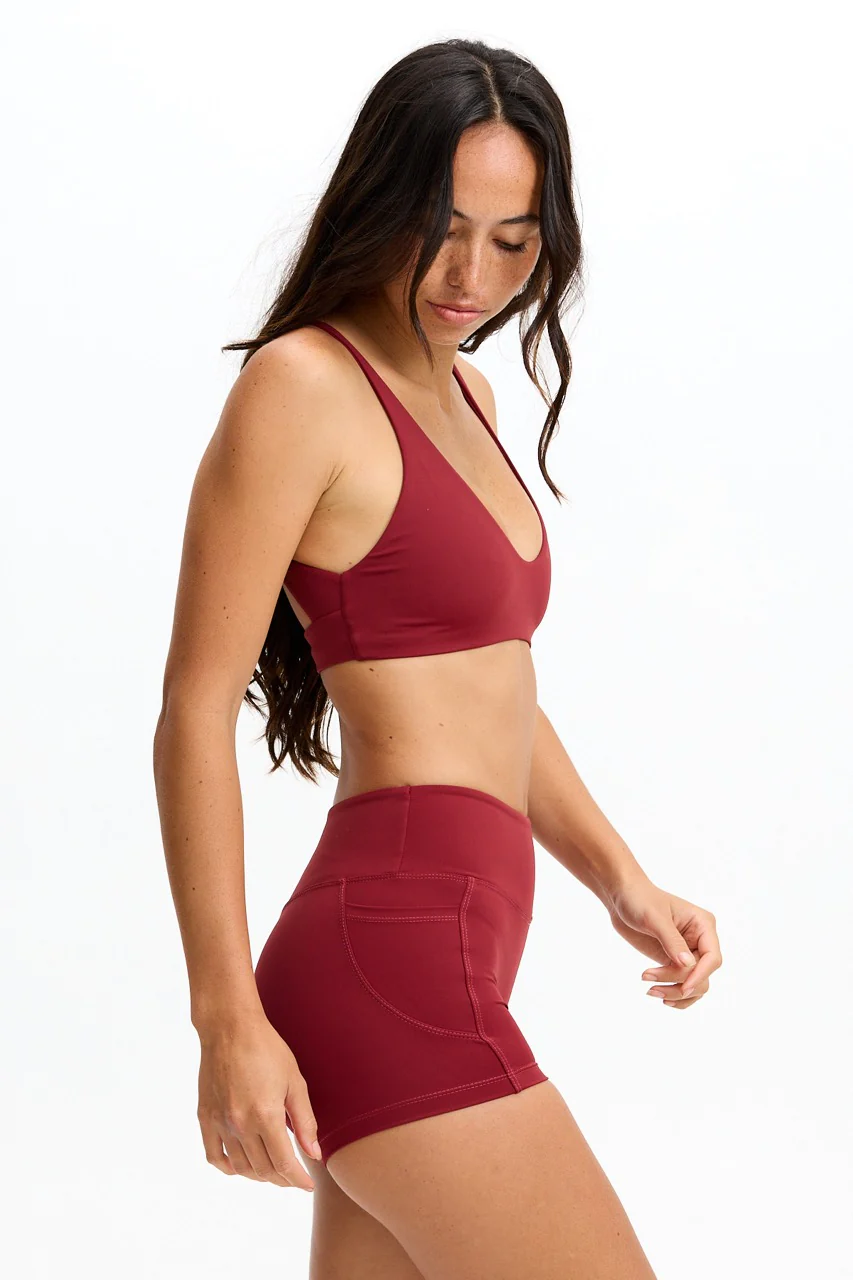 2.5" Booty Short - Cherry - Image 7