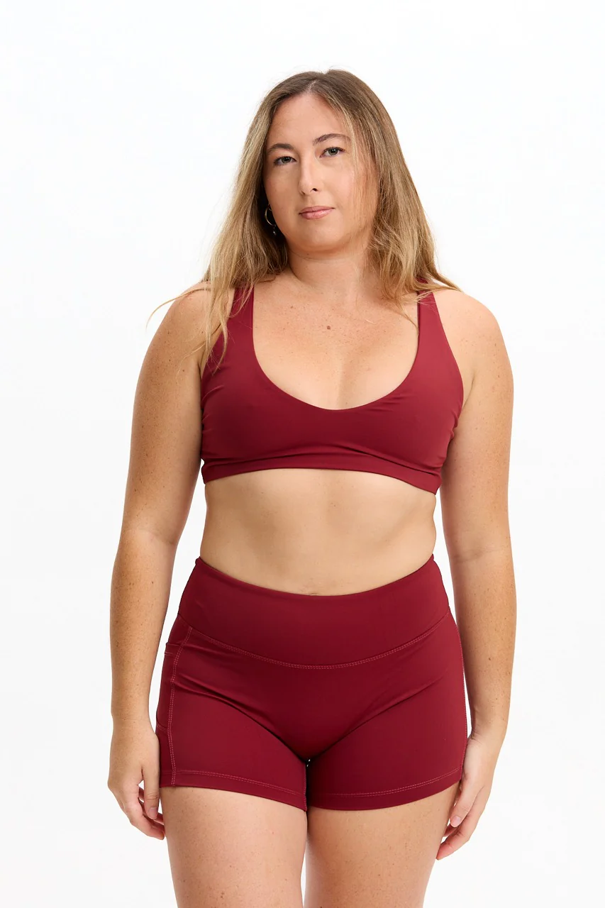2.5" Booty Short - Cherry - Image 8