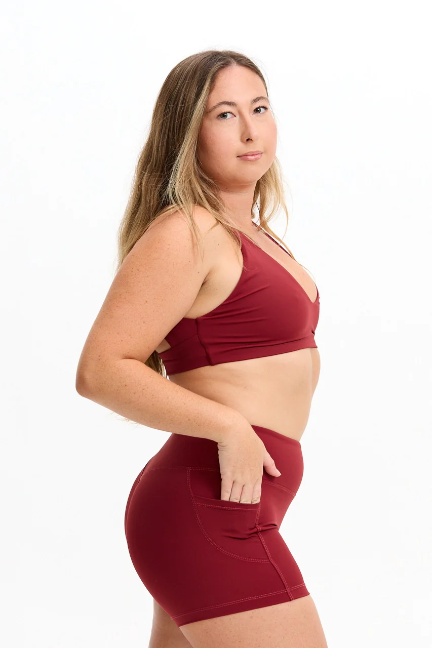2.5" Booty Short - Cherry - Image 9