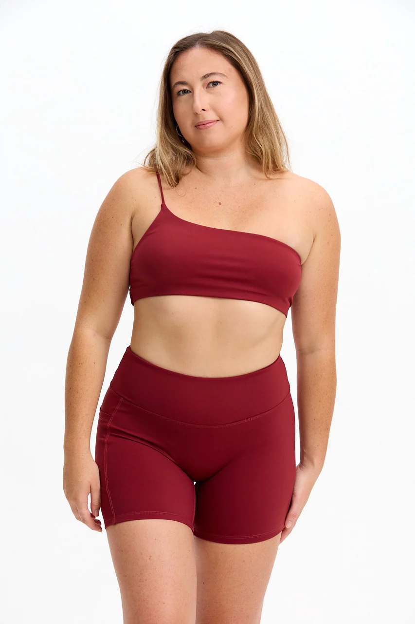 4" Biker Short - Cherry - Image 6
