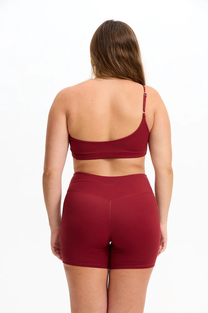 4" Biker Short - Cherry - Image 7