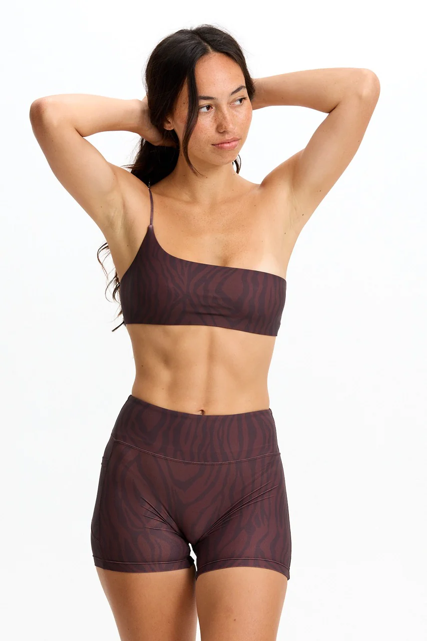 4" Biker Short - Chocolate Zebra - Image 3