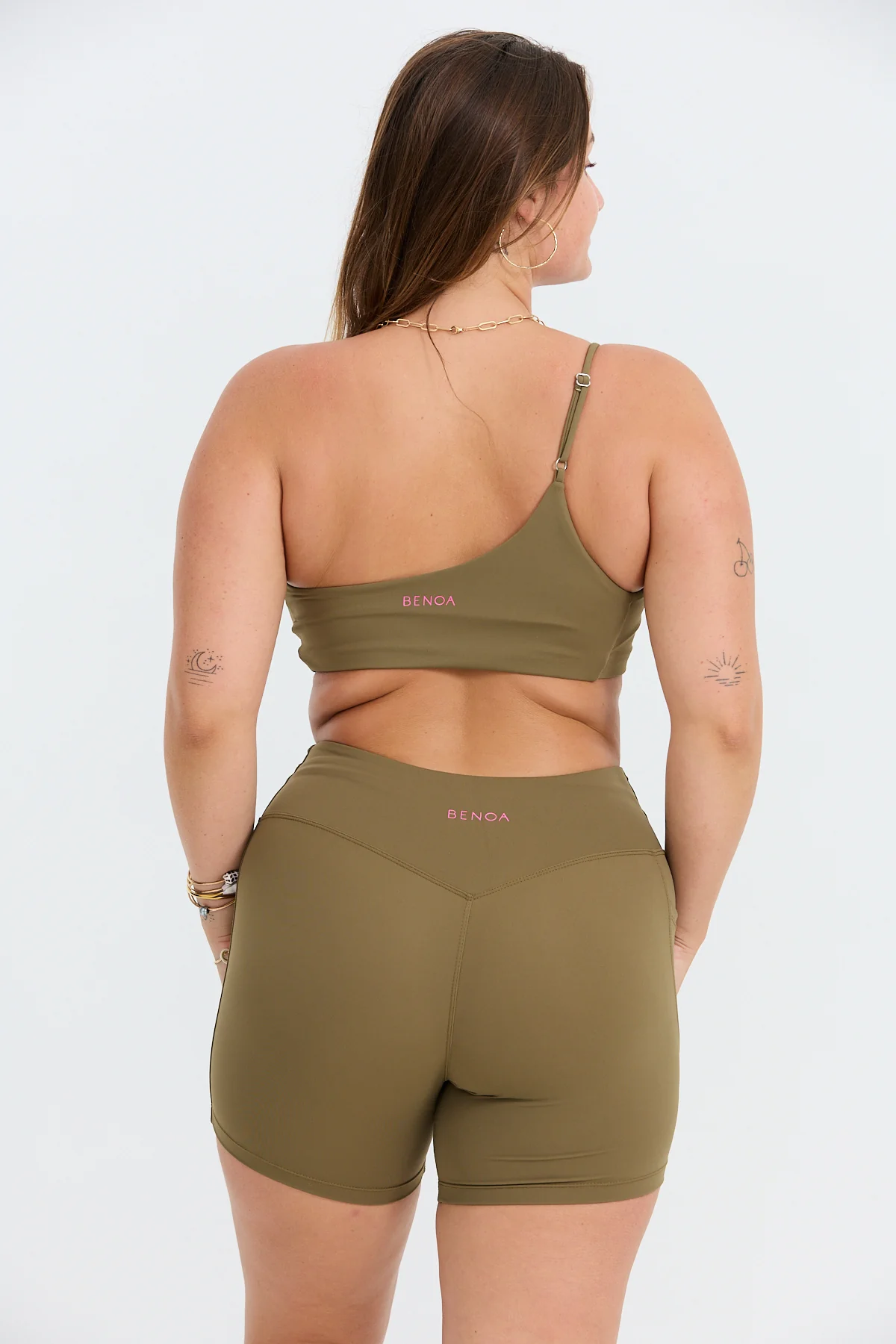 4" Biker Short - Khaki - Image 7