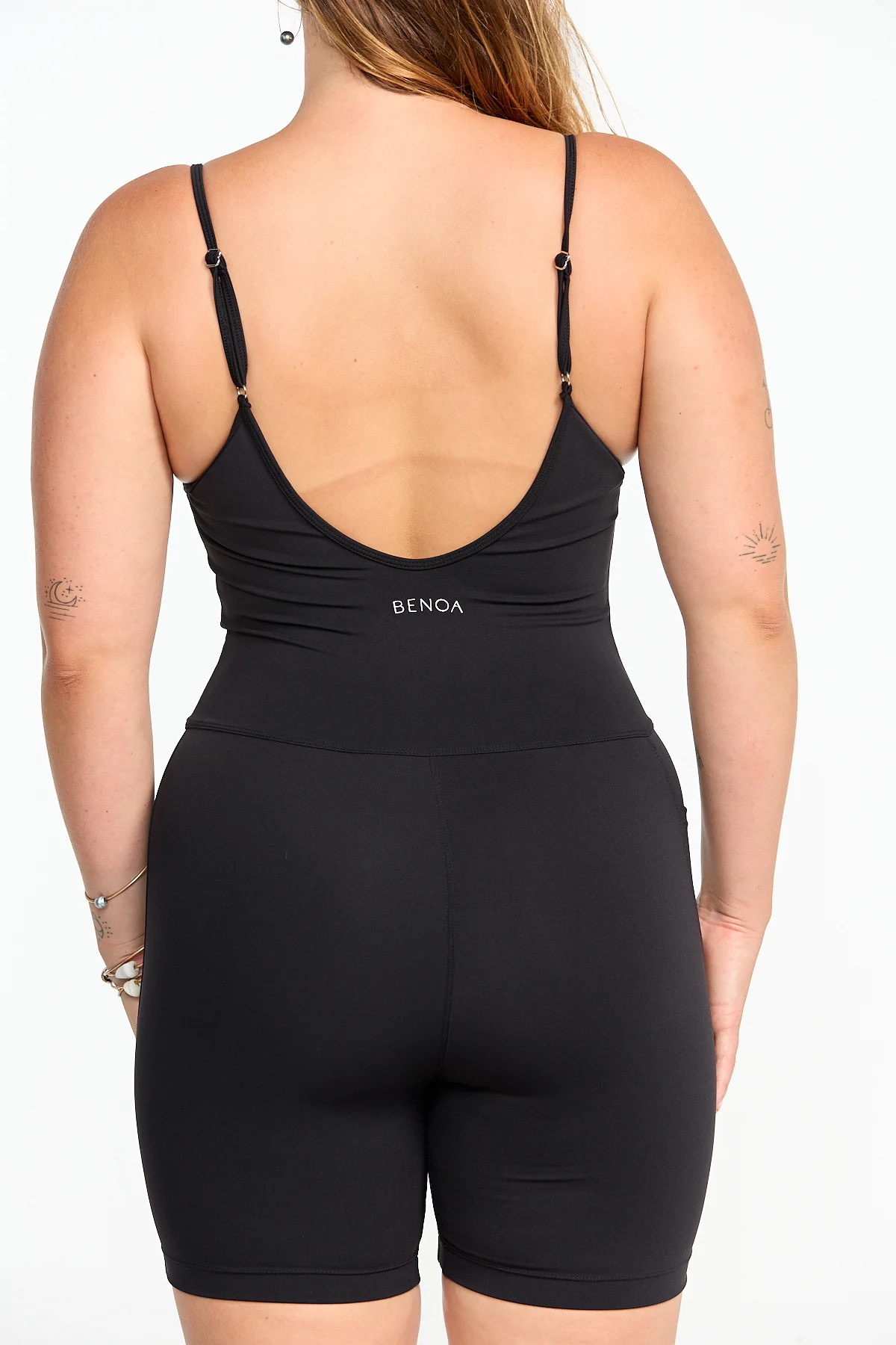 5" Active Romper - Black - Image 12