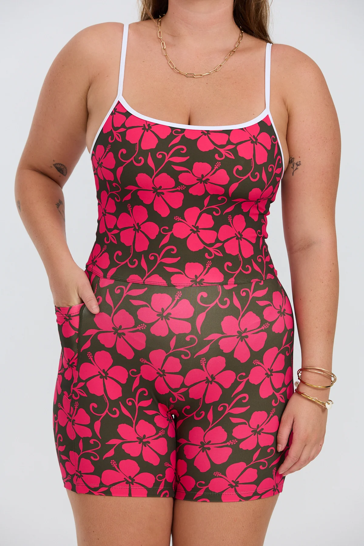 5" Active Romper - Pupukea Pink - Image 9