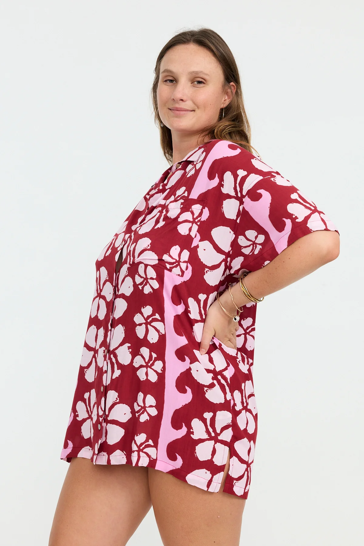 Aloha Shirt Dress - Papeete - Image 6