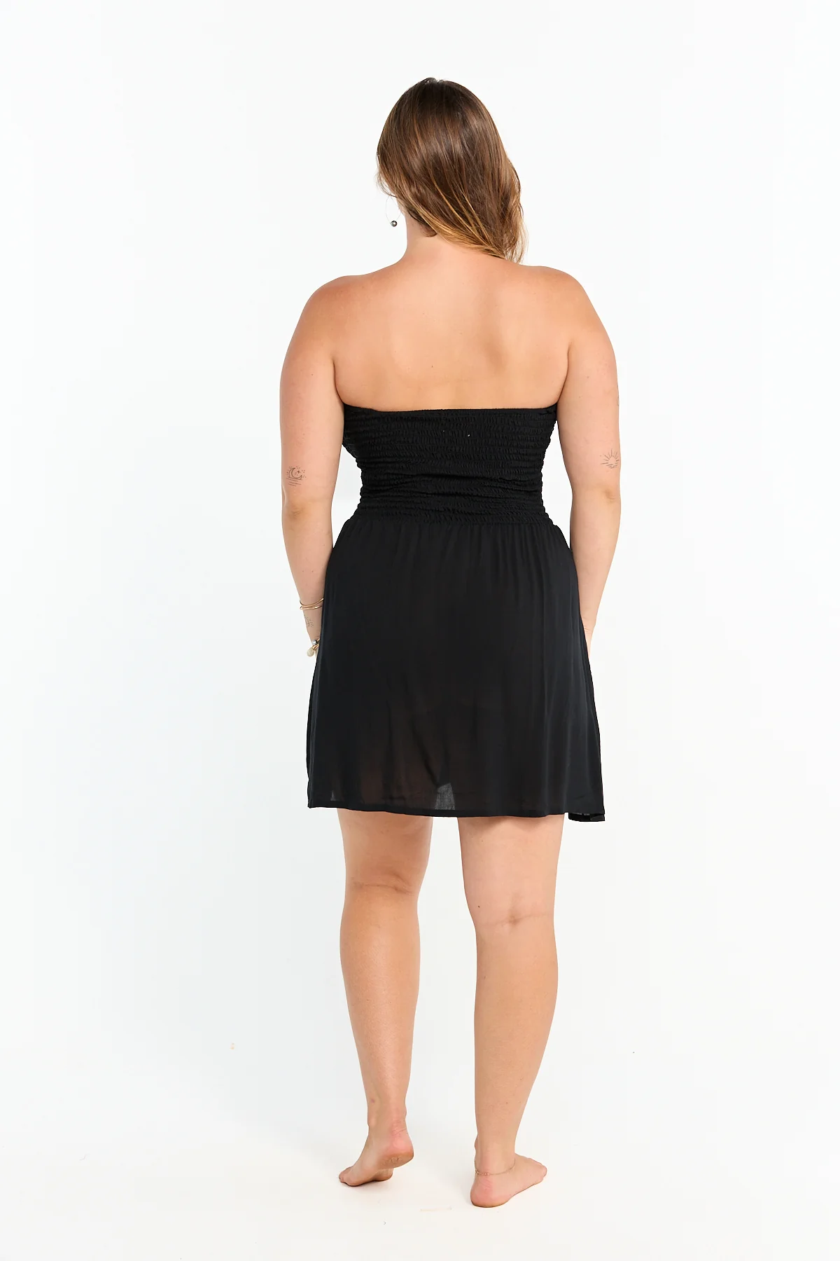 Caitie Mini Dress - Black - Image 7