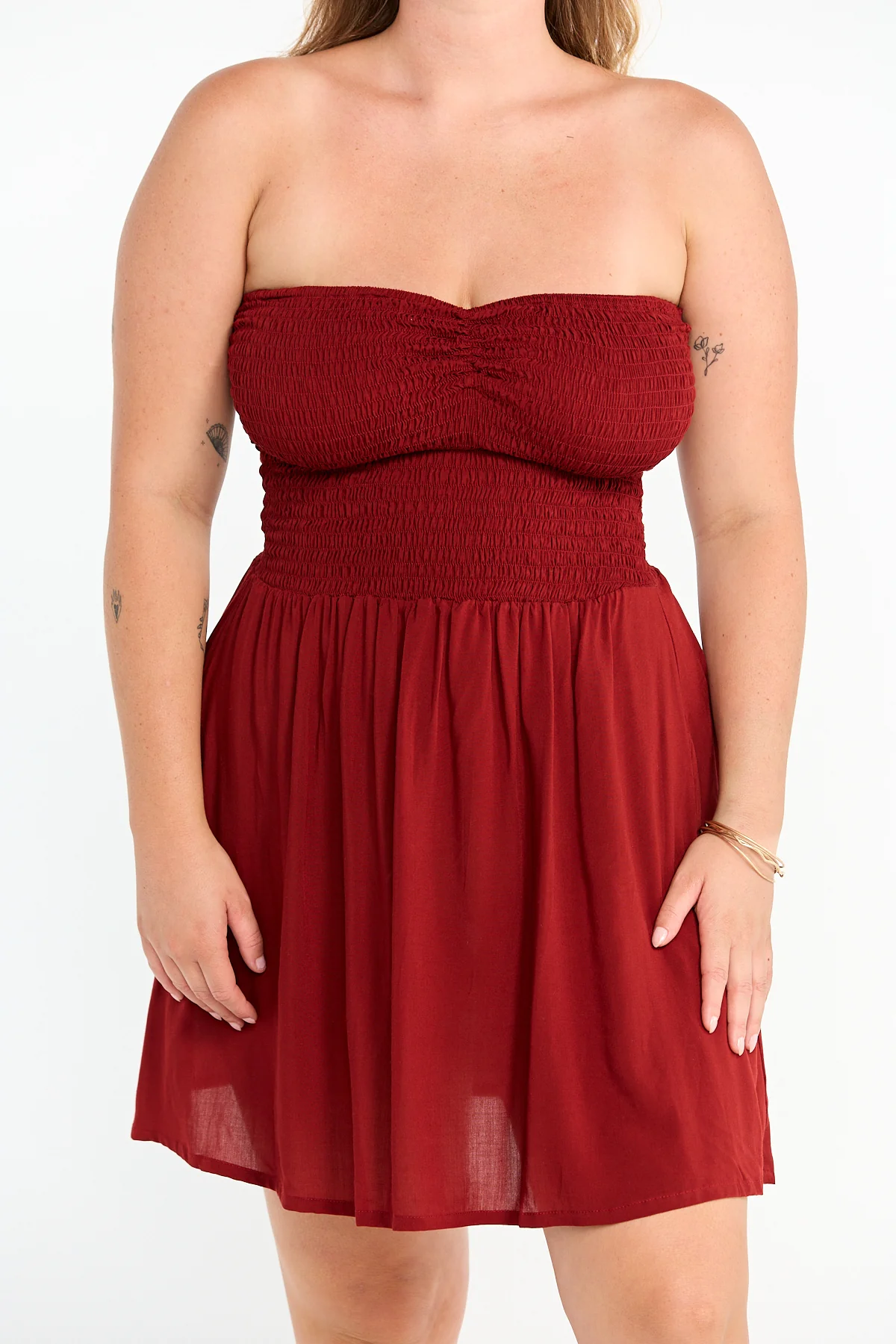 Caitie Mini Dress - Lychee - Image 10