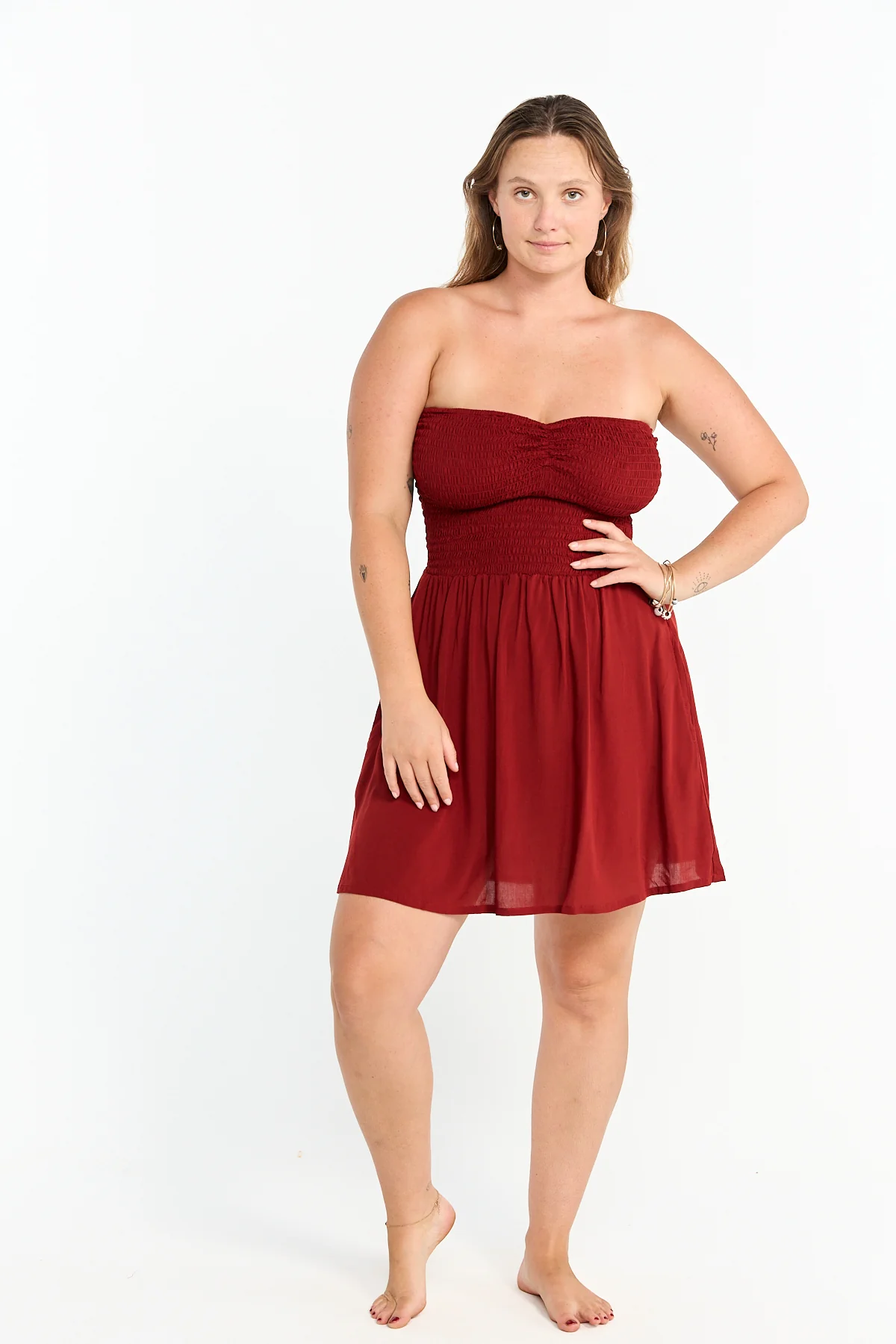 Caitie Mini Dress - Lychee - Image 7