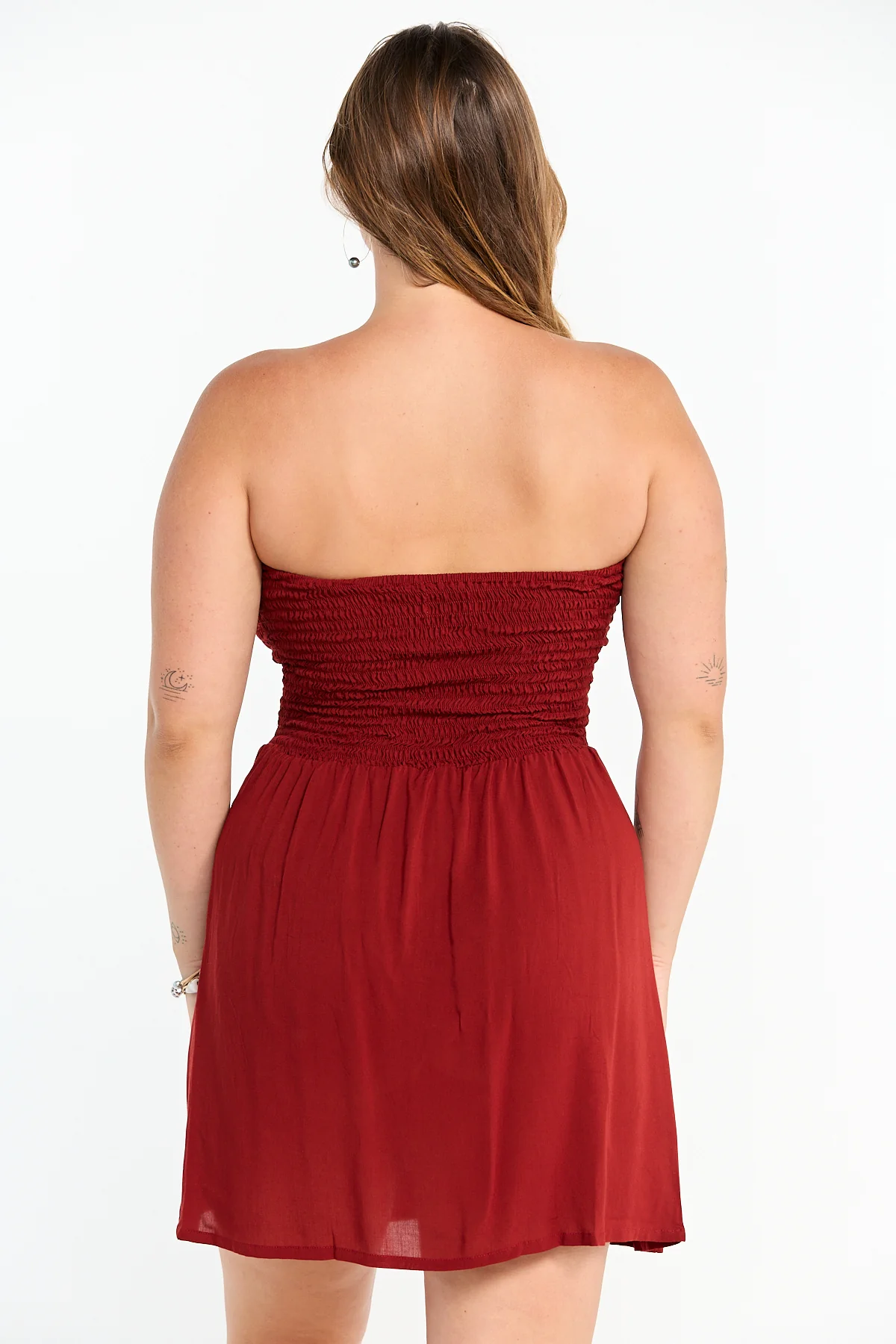 Caitie Mini Dress - Lychee - Image 8