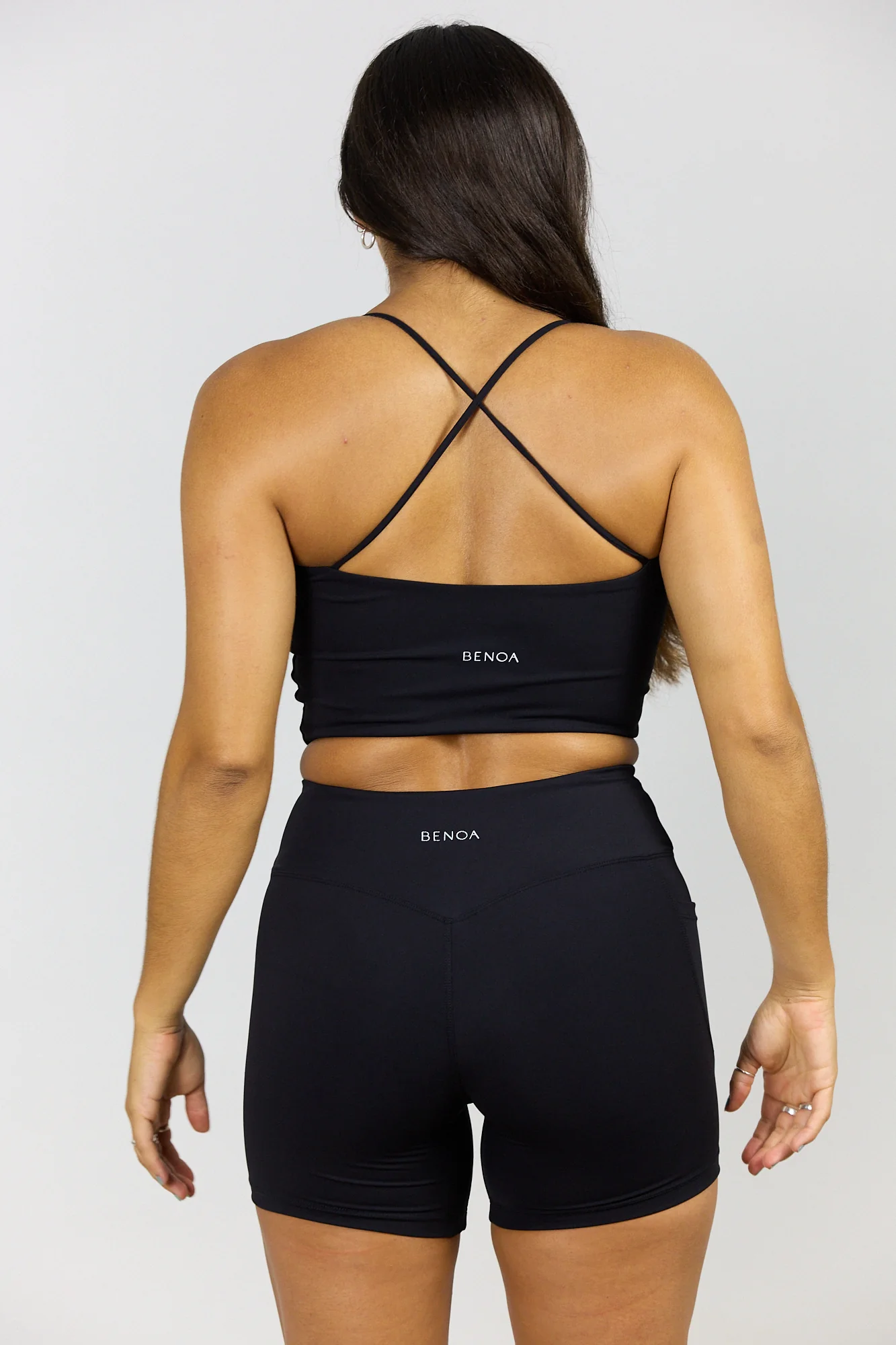 Cross-Back Active Tank - Black - Image 6