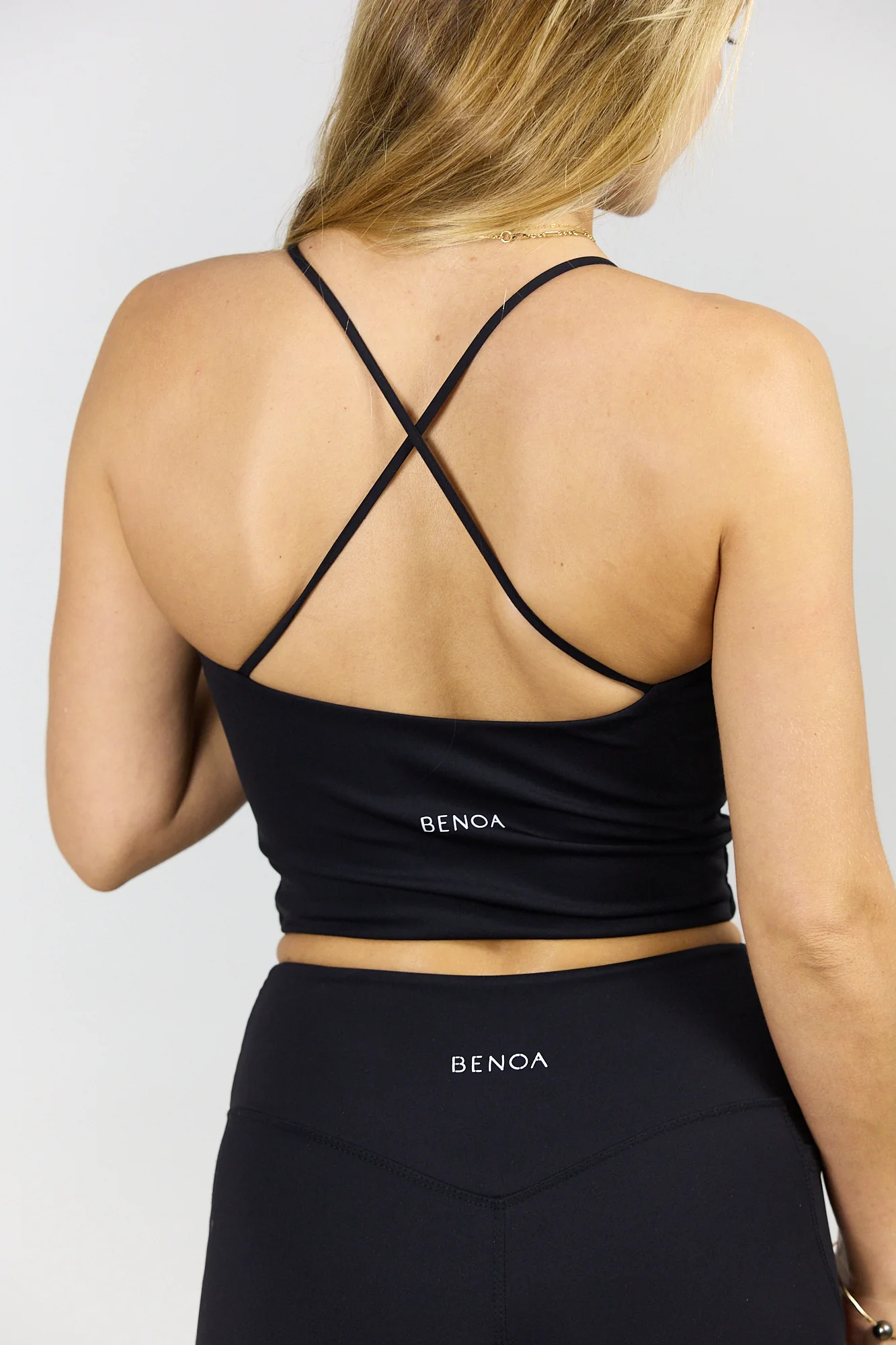 Cross-Back Active Tank - Black - Image 7