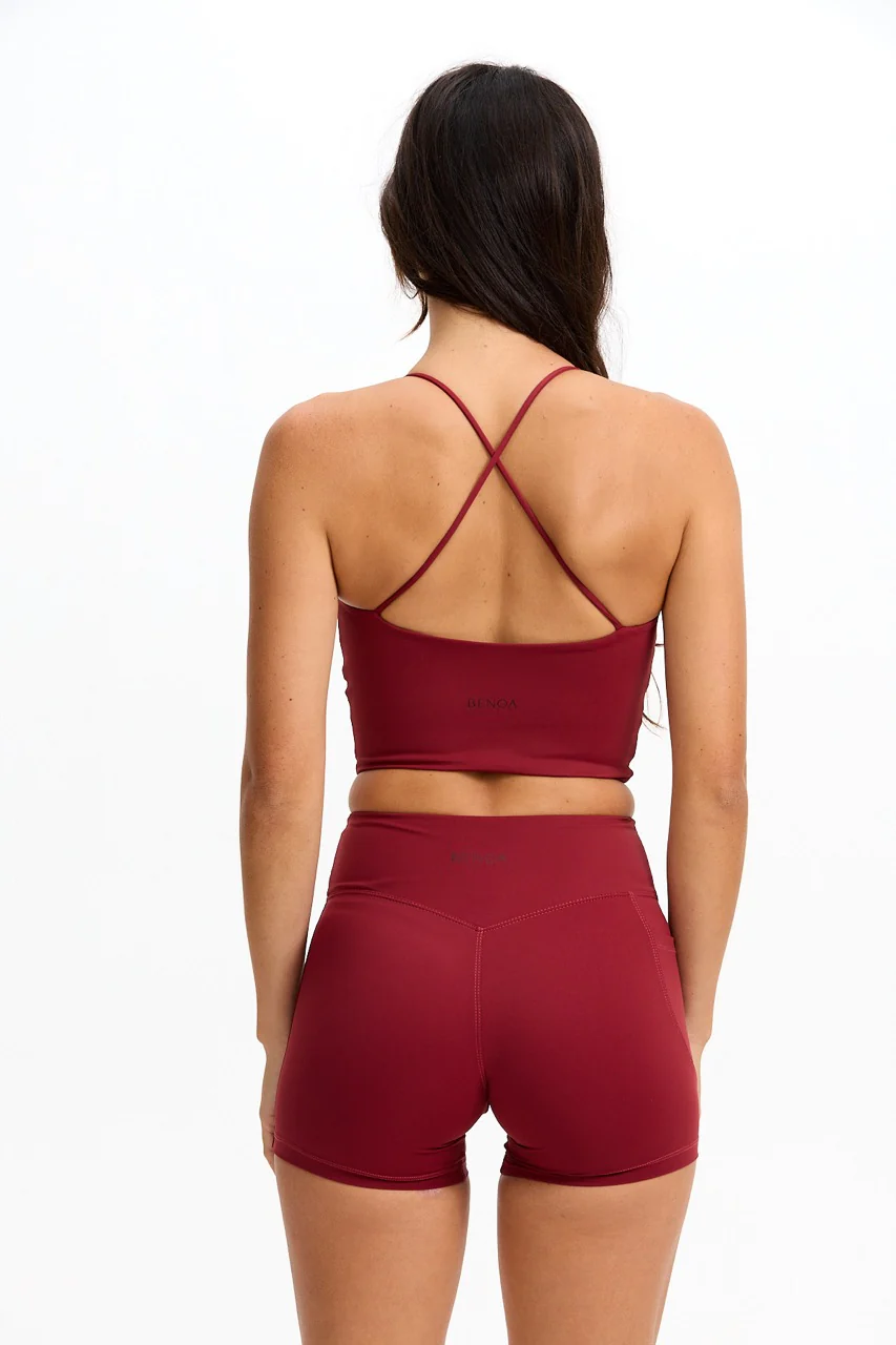 Cross-Back Active Tank - Cherry - Image 3