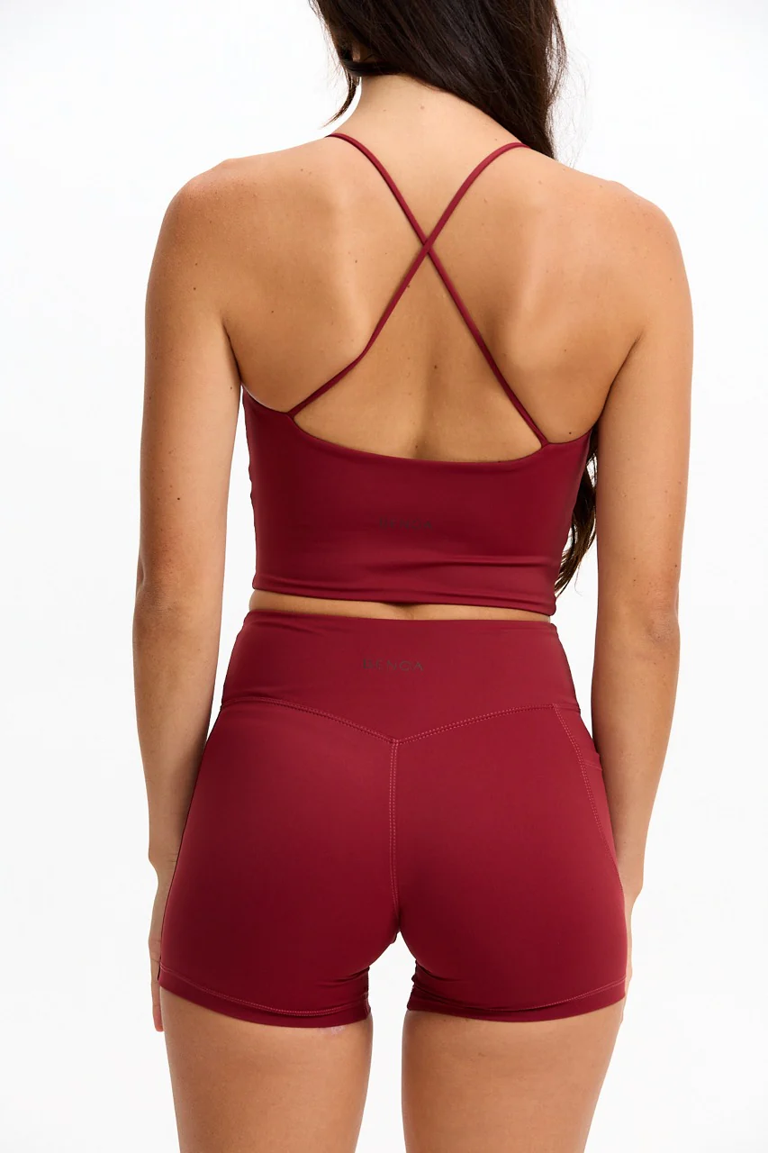 Cross-Back Active Tank - Cherry - Image 6