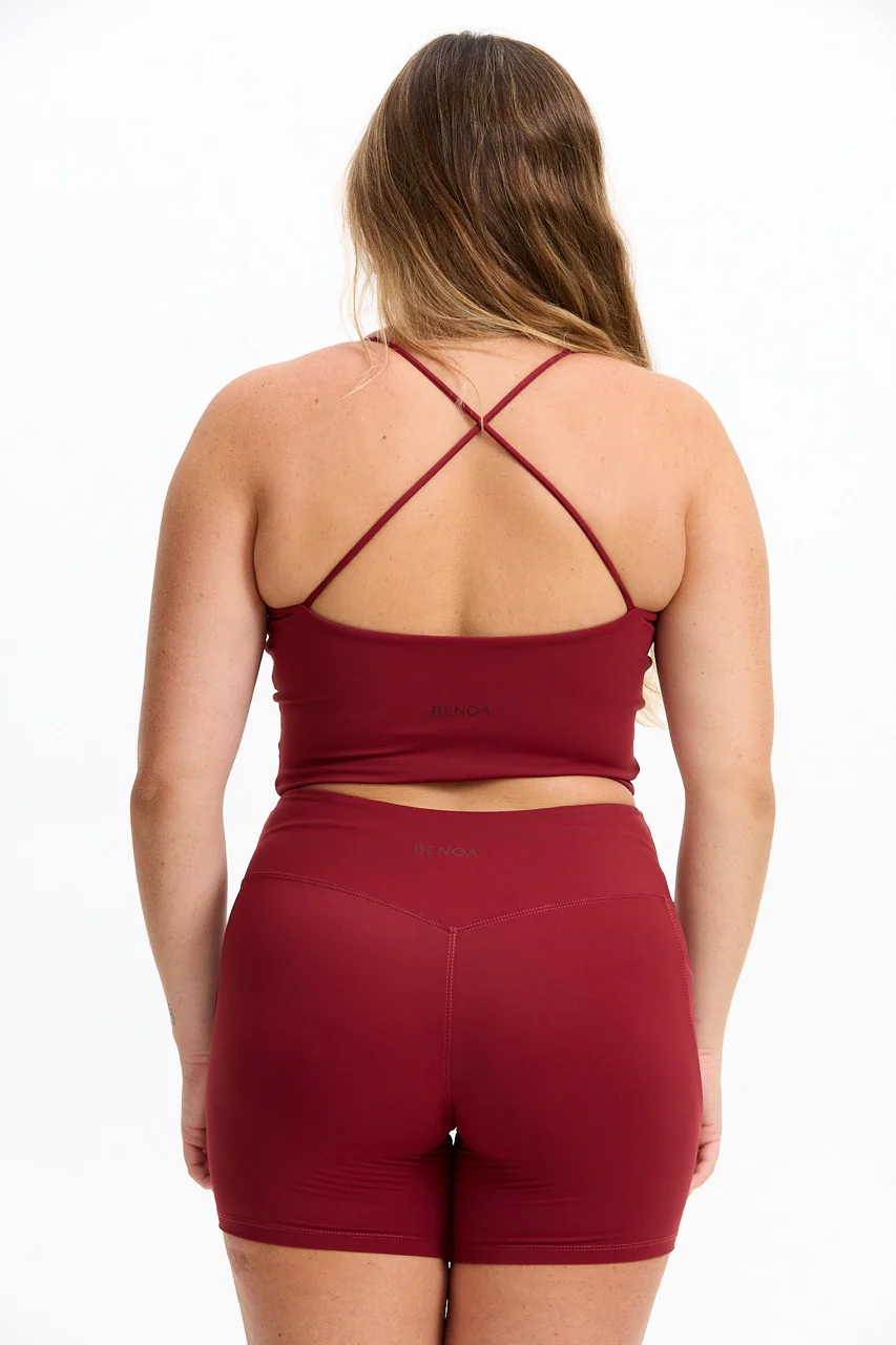Cross-Back Active Tank - Cherry - Image 8
