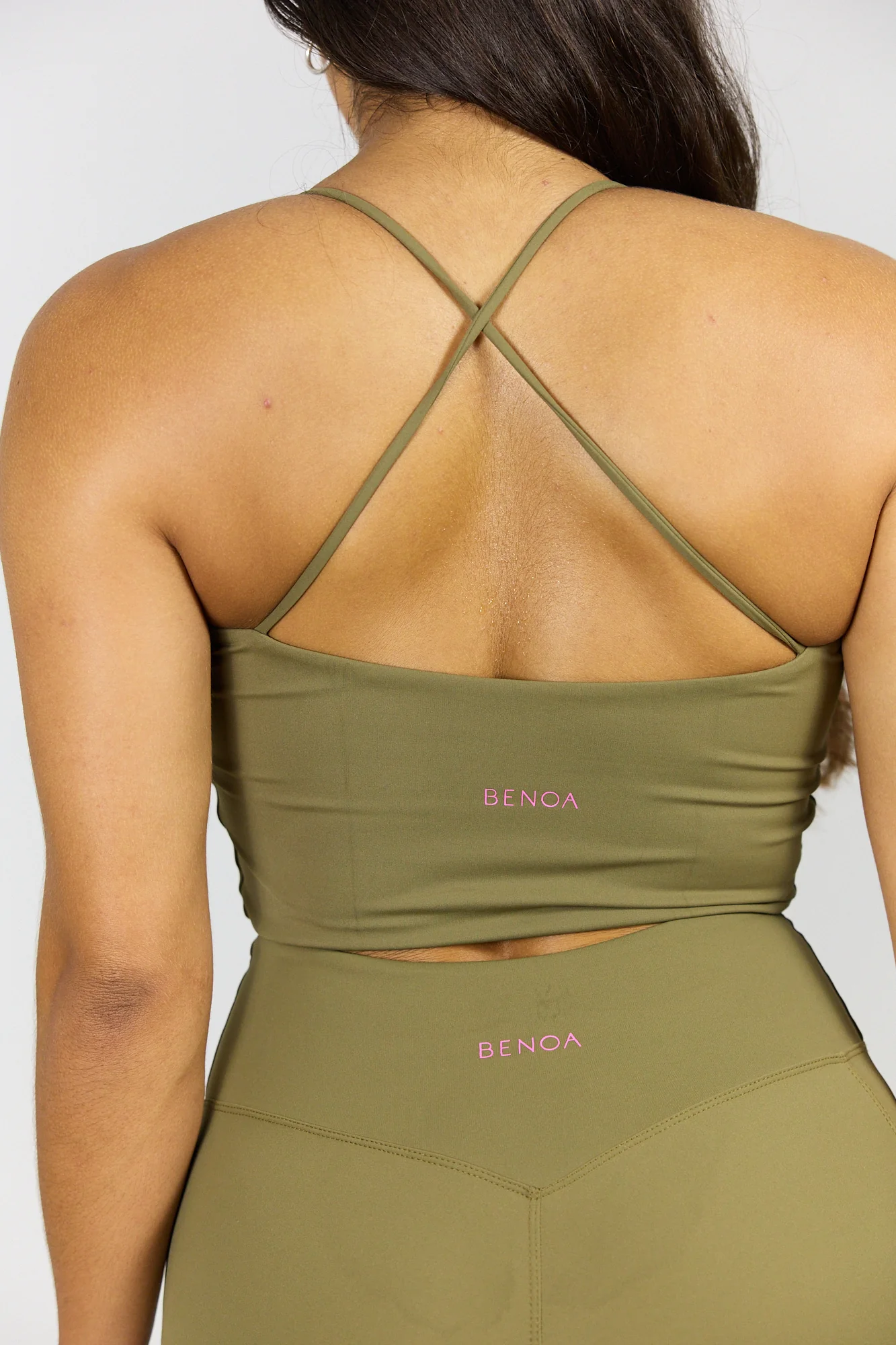 Cross-Back Active Tank - Khaki - Image 6