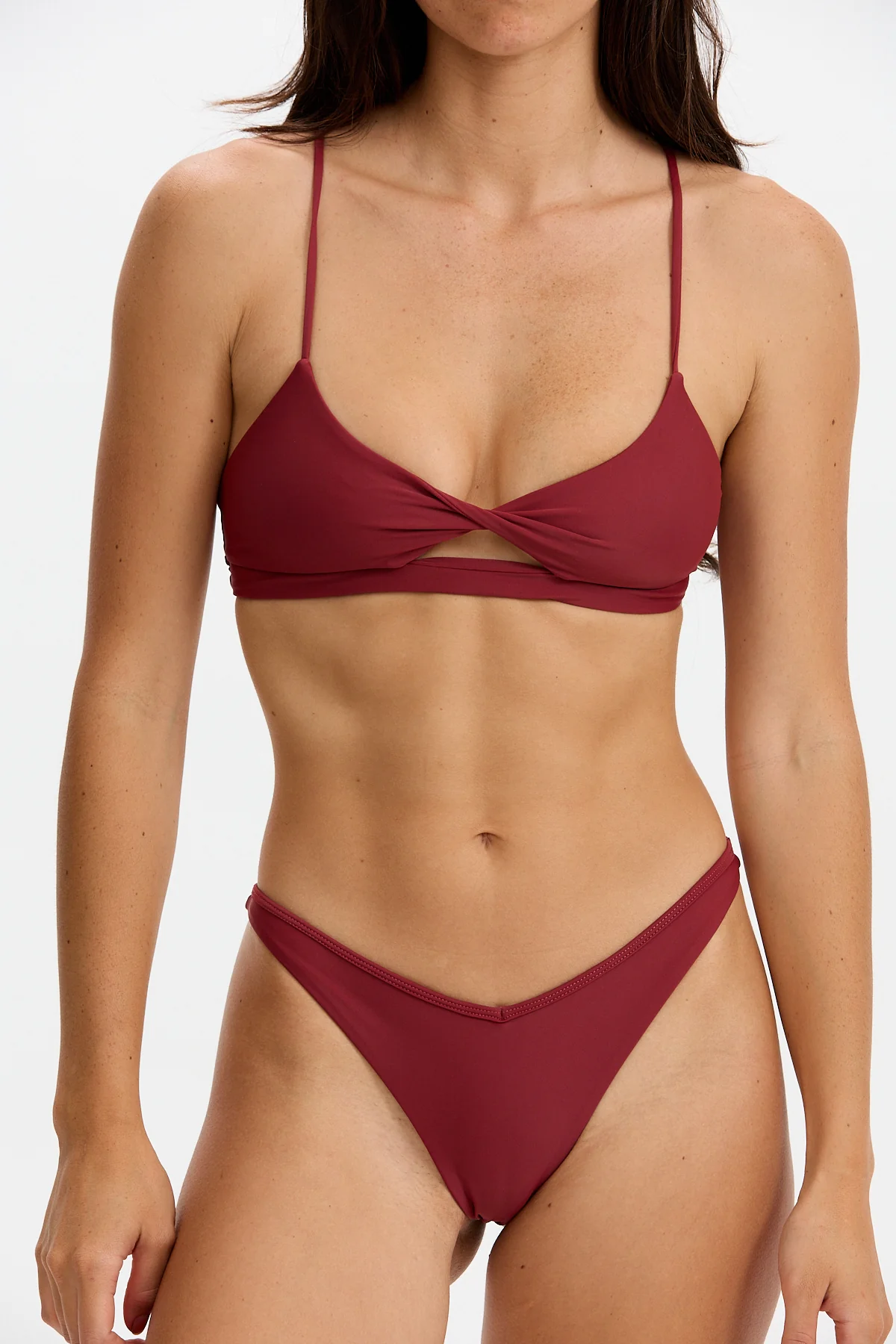 Heather Top - Cherry - Image 5