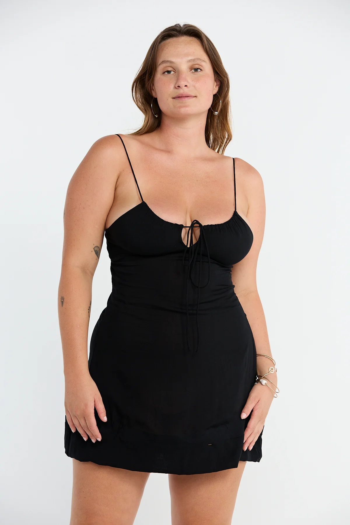 Jaden Mini Dress - Black - Image 6