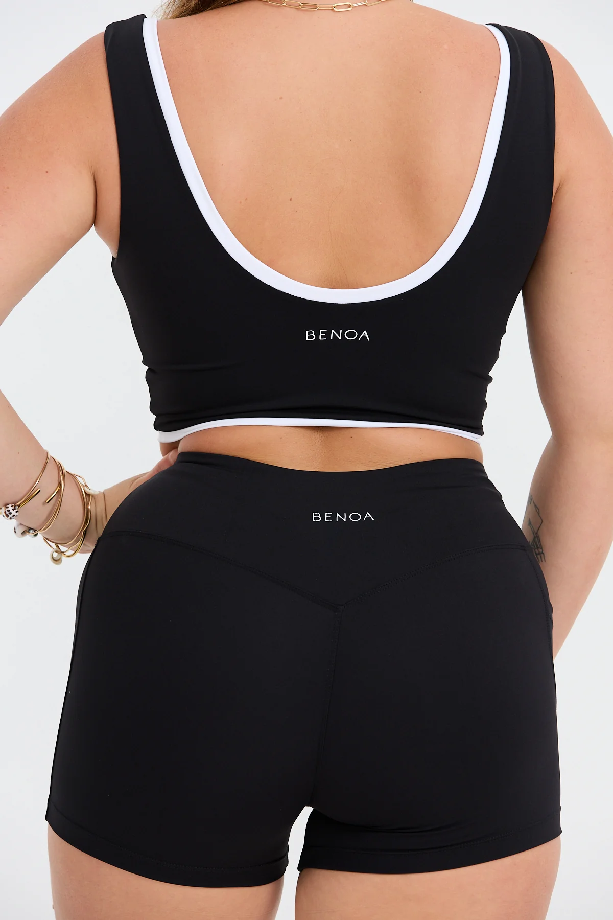 Layered Active Tank - Black - Image 10