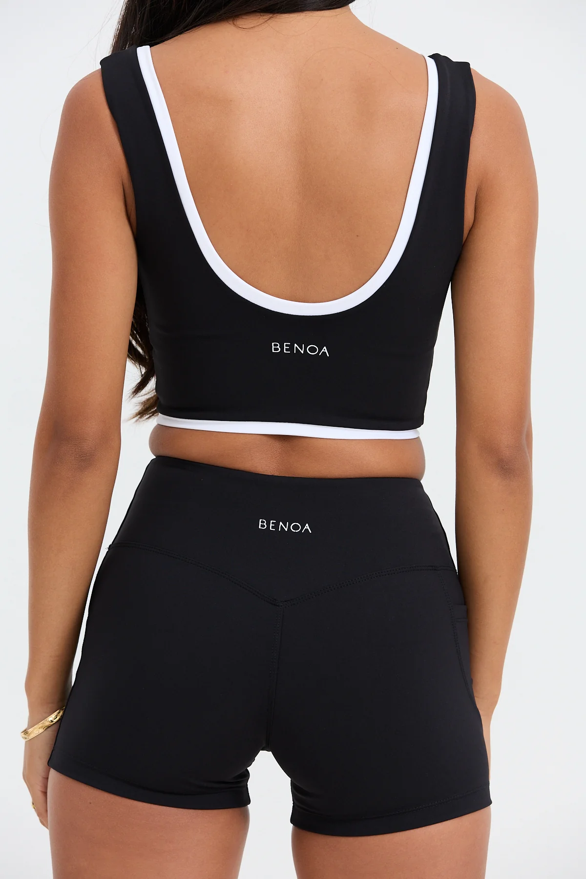 Layered Active Tank - Black - Image 5