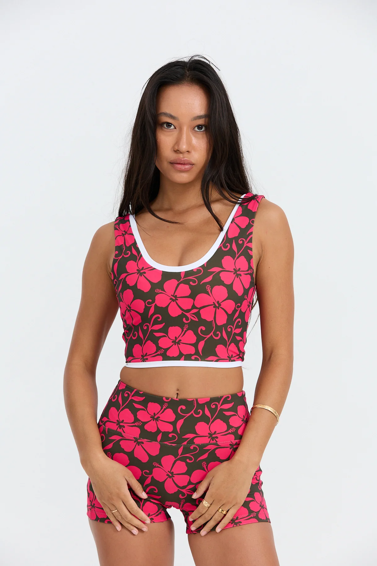 Layered Active Tank - Pupukea Pink - Image 3