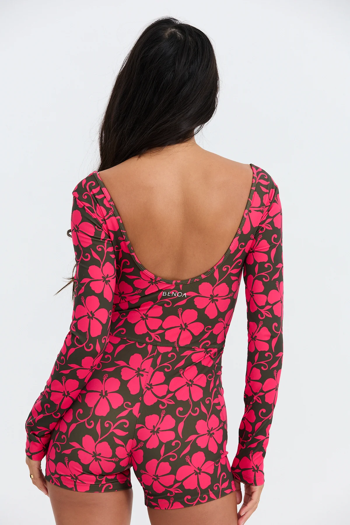 Long Sleeve Active Romper - Pupukea Pink - Image 7