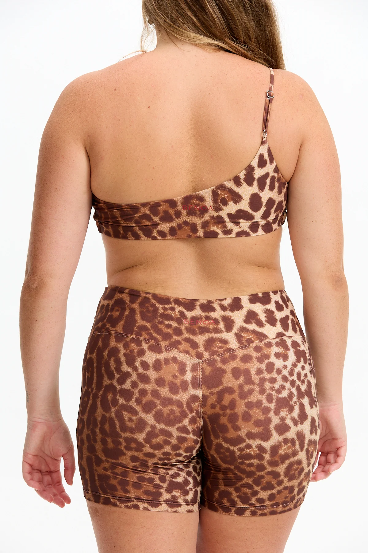 One Shoulder Sports Bra - Sahara - Image 11