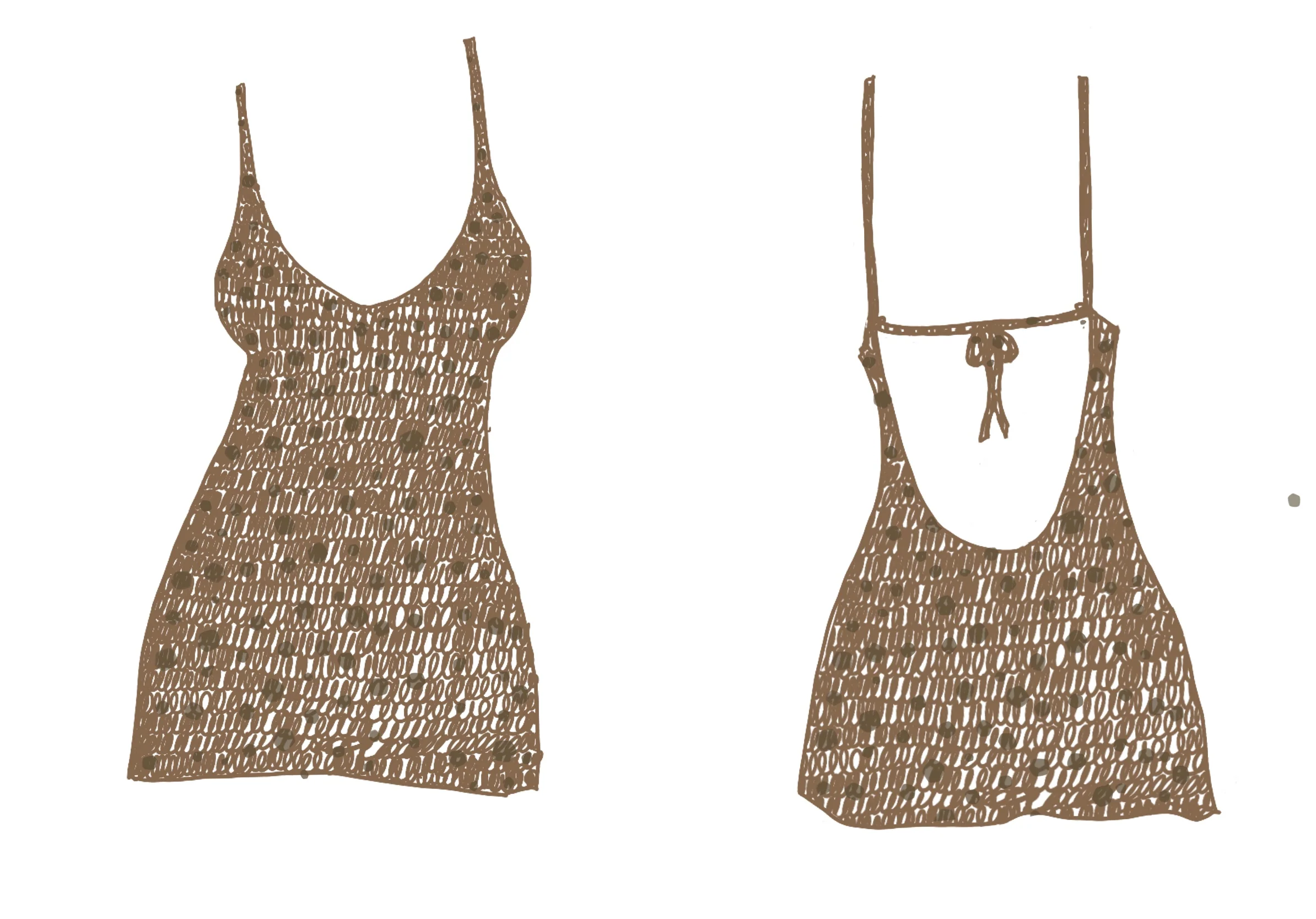 Nina Knit Dress- Bronze Chocolate w/ Sequins - Image 16