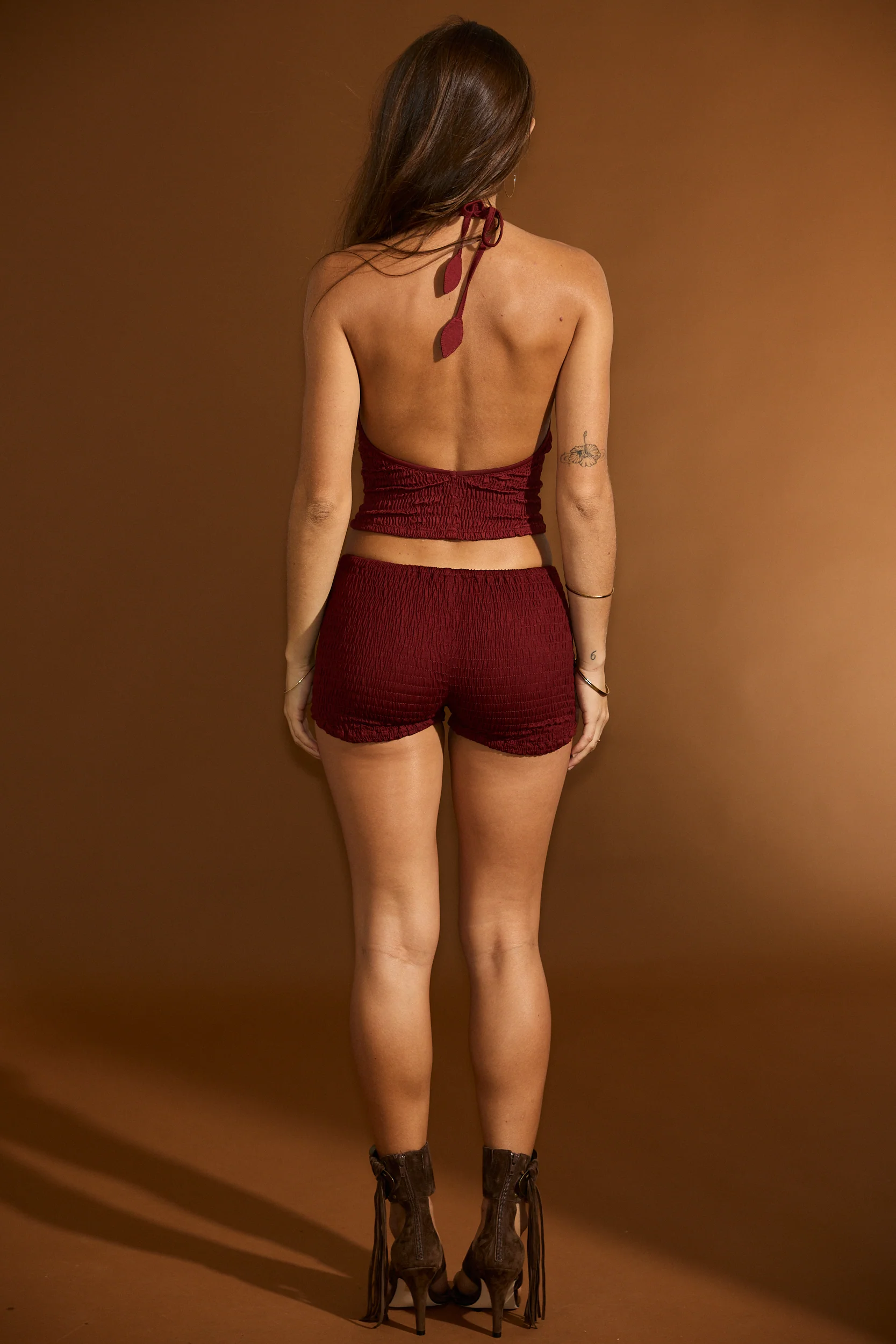 Fabi shorts - Merlot - Image 3