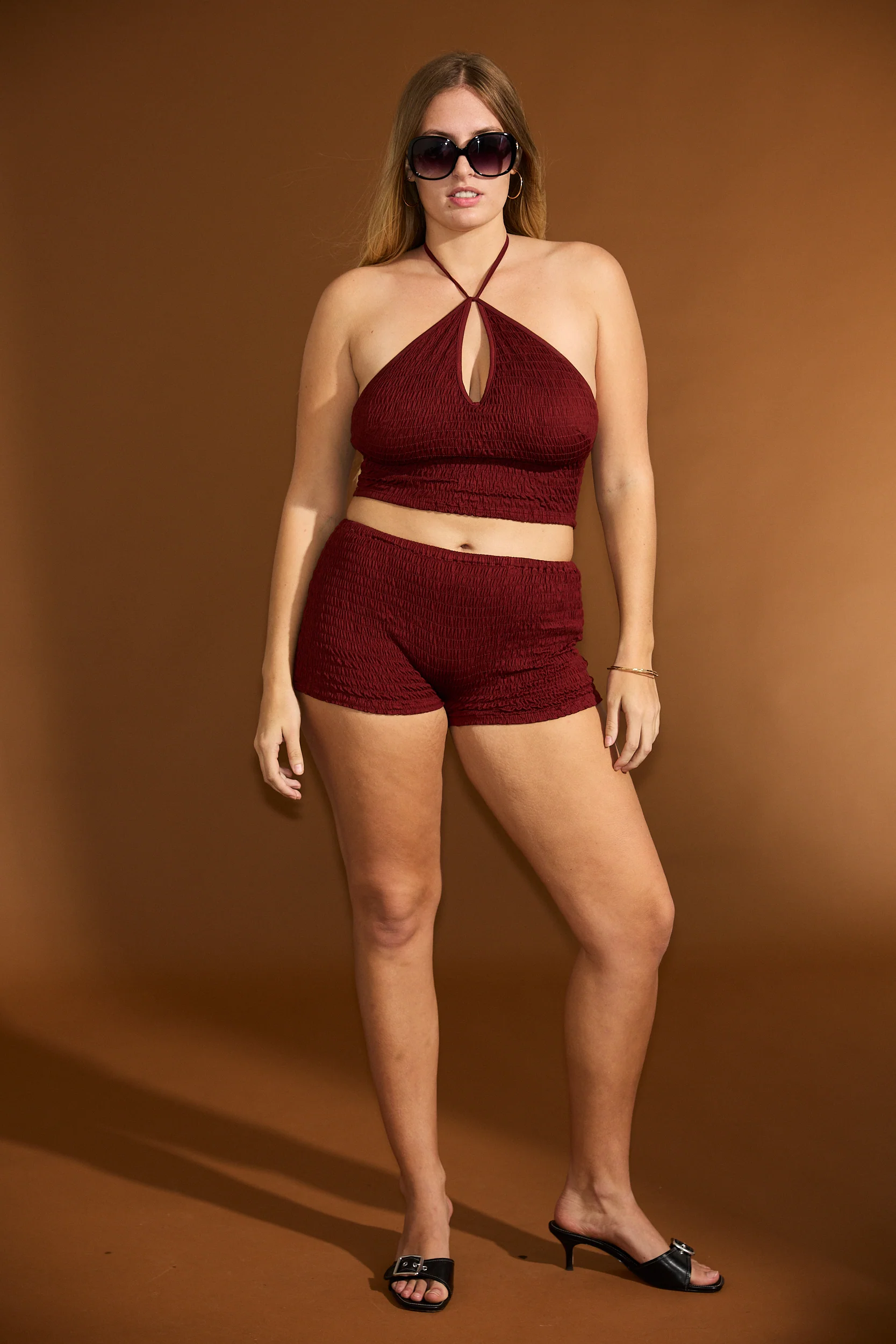 Fabi shorts - Merlot - Image 6
