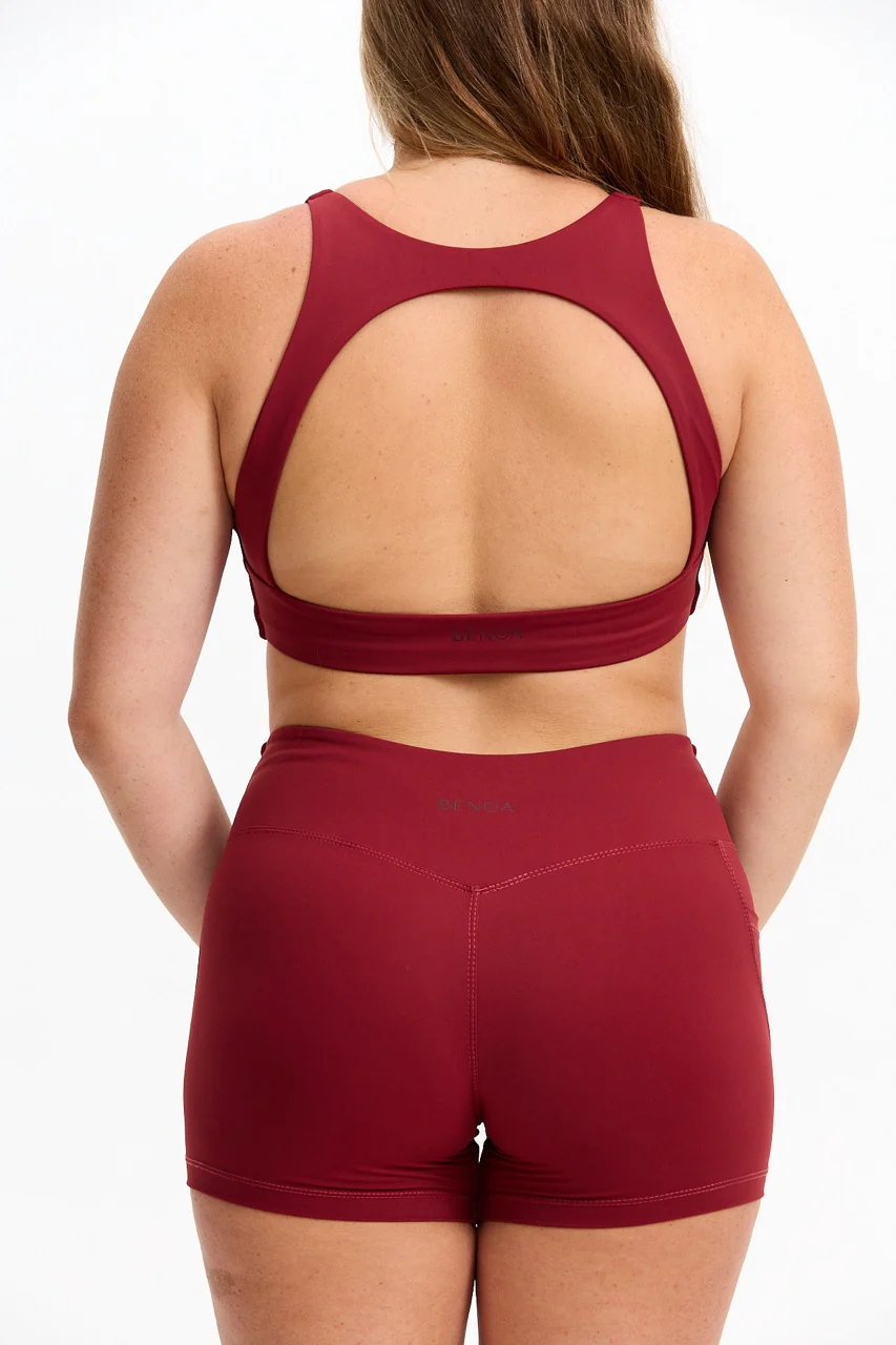 Sophia Sports Bra - Cherry - Image 10