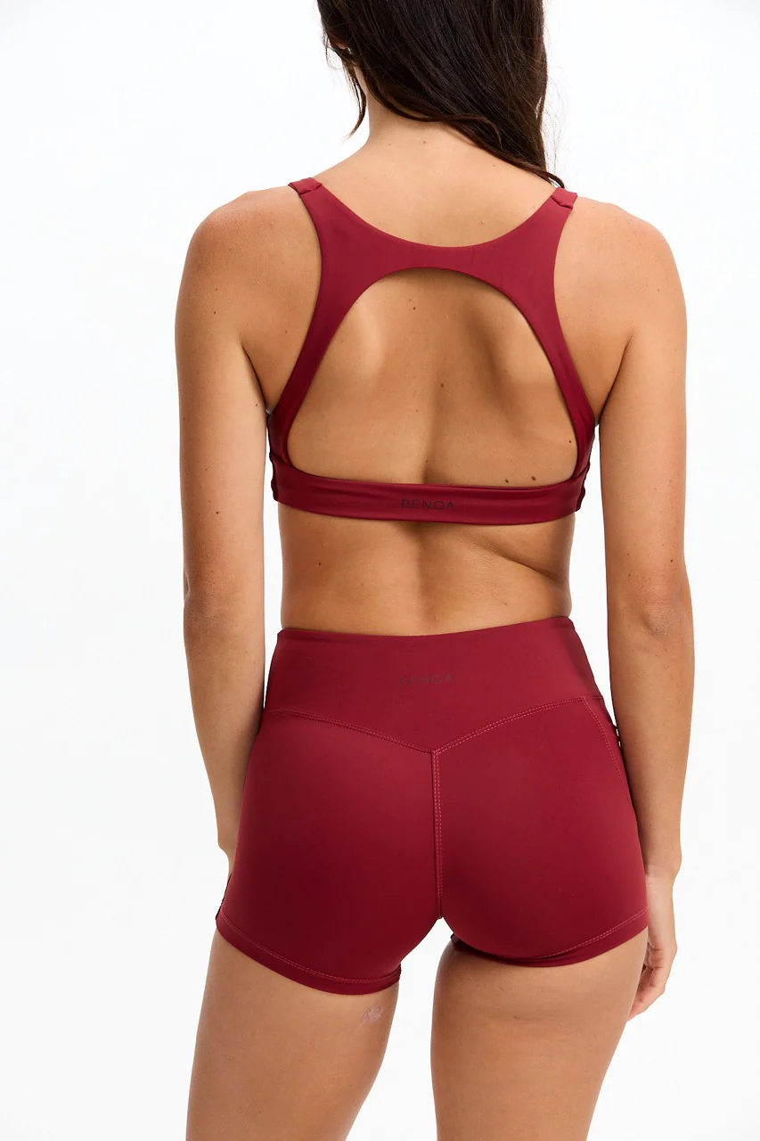 Sophia Sports Bra - Cherry - Image 5