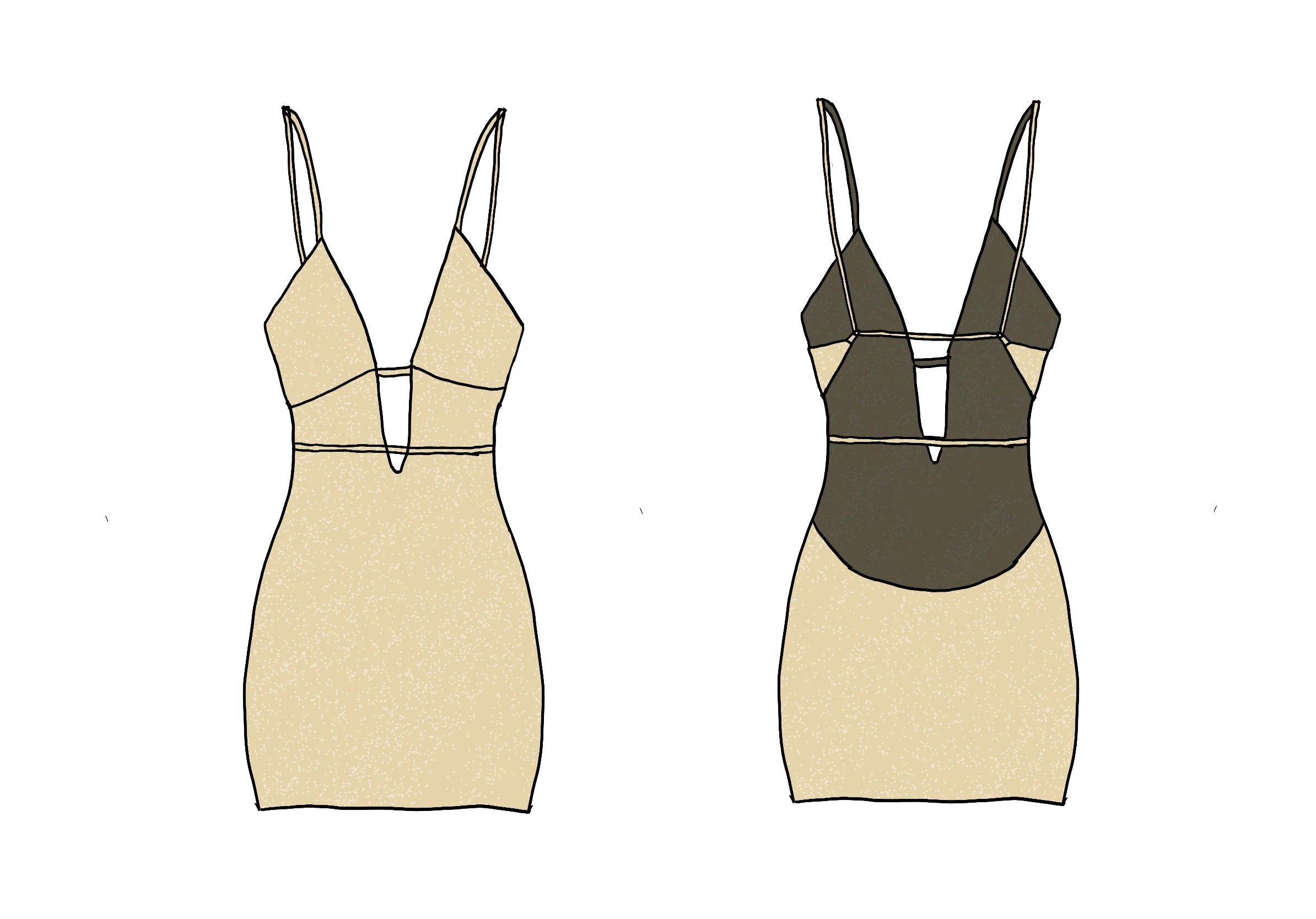 Gabriella Dress - Gold - Image 10