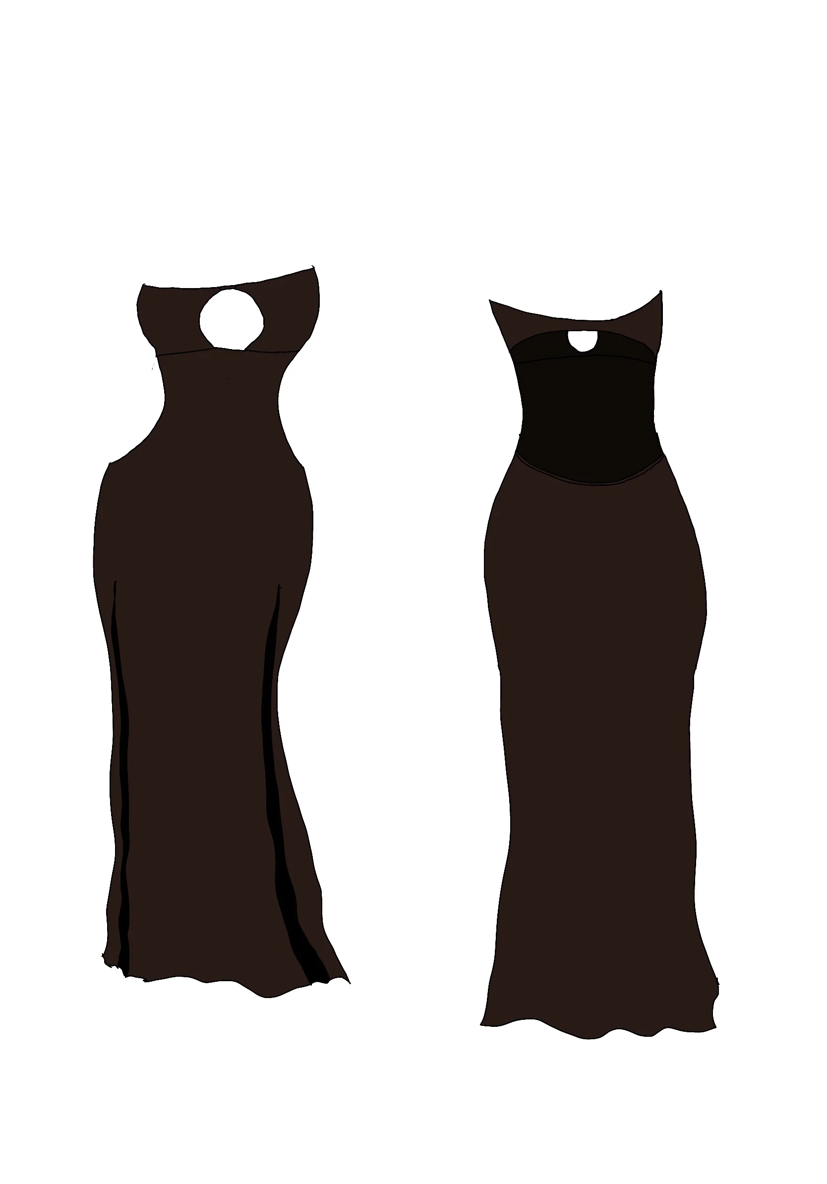 Yasmin dress - Shaved Chocolate - Image 11