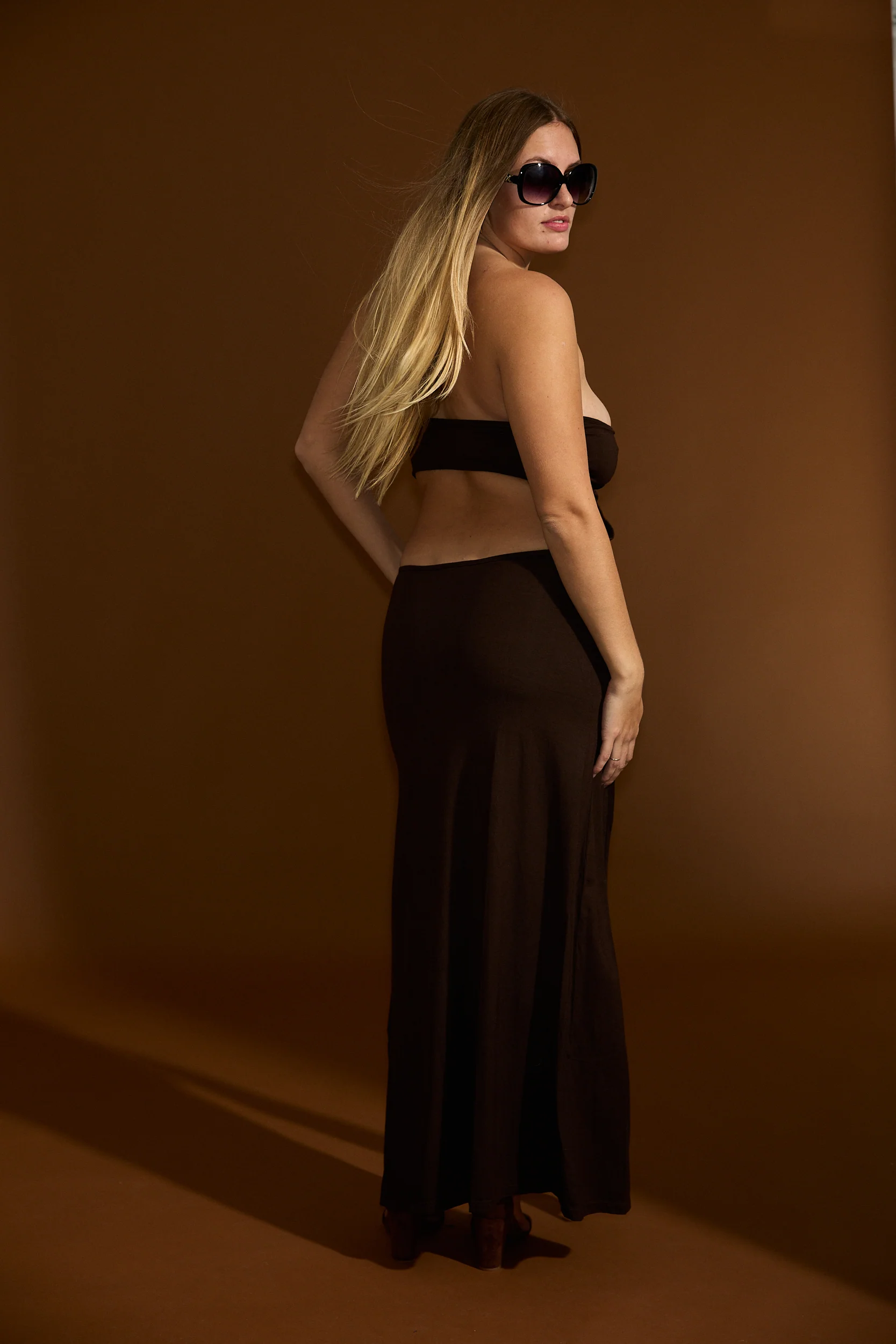 Yasmin dress - Shaved Chocolate - Image 9